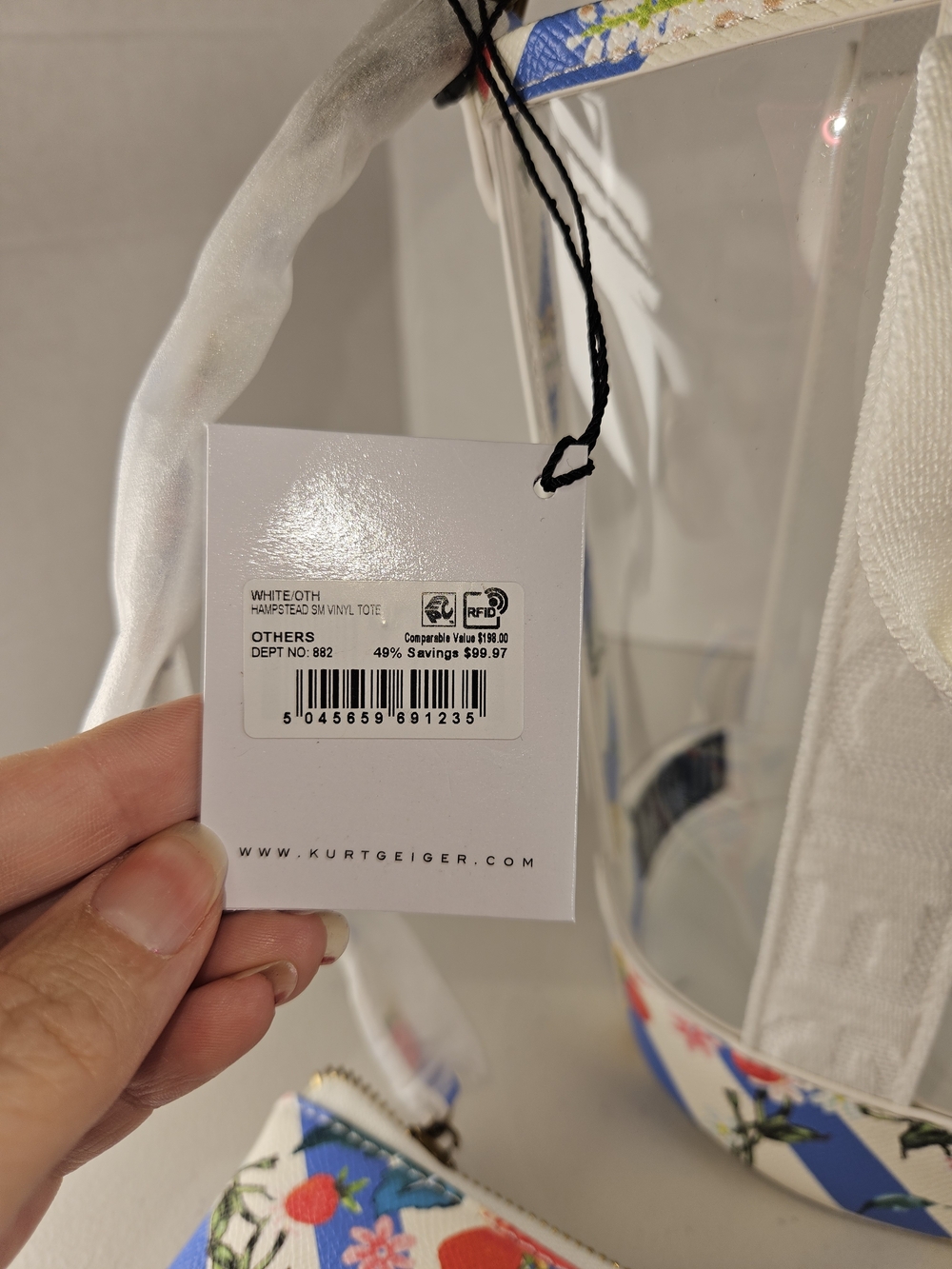 Kurt Geiger London Small Hampstead Totebag Brand New With Tags & Dustbag - Picture 12 of 16